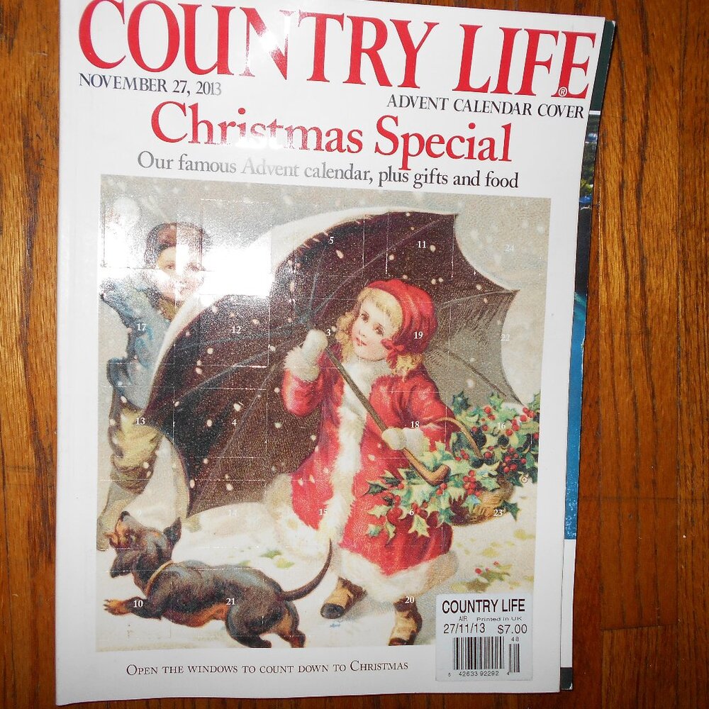 Country Life (UK) 2013 Christmas Special with Advent Calendar cover